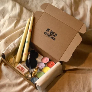 Box créative Décoration de bougies à la cire colorée